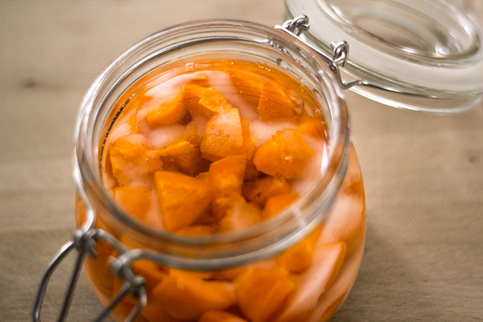 Small Apricot Rumtopf | The Kitchen Maus