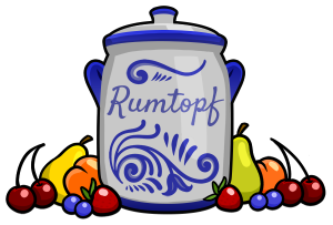 Rumtopf Drawing with Fruit