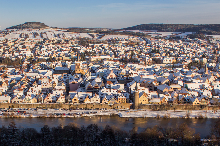 New Years Cooking Resolutions - Karlstadt am Main in the Snow