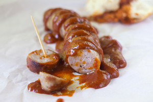 Homemade Currywurst