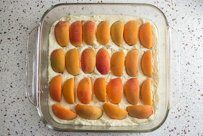 Fresh Apricot Cake (Aprikosenkuchen) by the Kitchen Maus